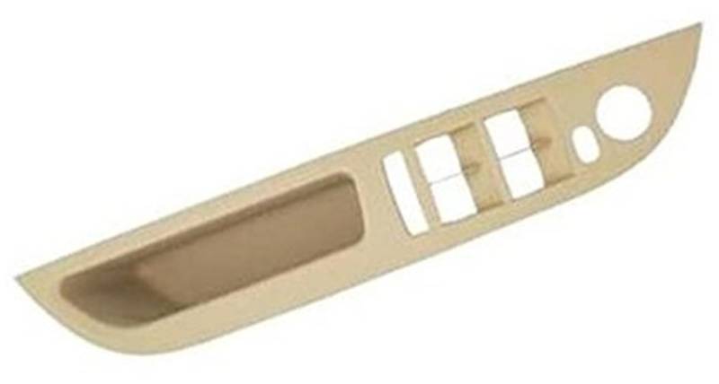 DEMULAX Links Rechts Auto Innengriff Innentür Armlehne Panel Pull Trim Cover Beige Schwarz, for, 5er Serie E60 Auto-Innentürgriff von DEMULAX