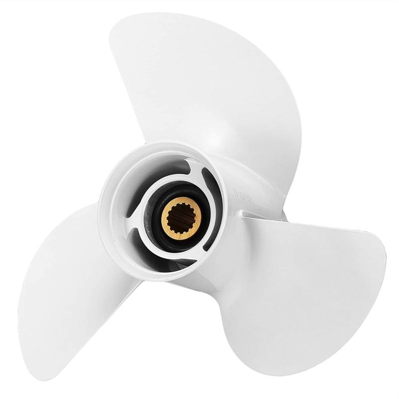 DEMULAX Marineboot-Außenbordpropeller 13 1/2 Wasserfahrzeugpropeller von DEMULAX