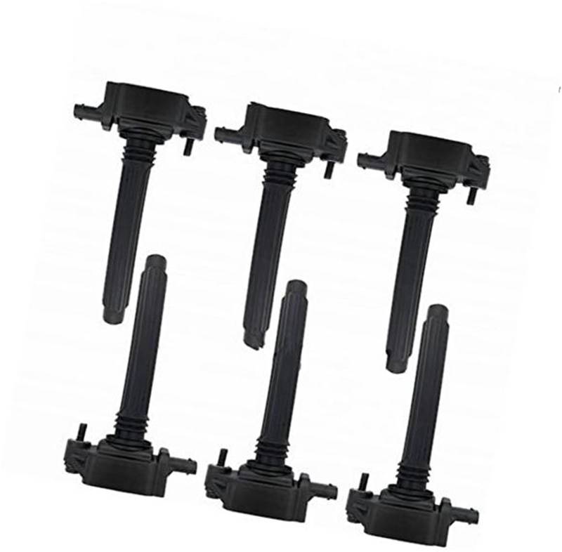 DEMULAX Motoren Zündspule UF648 C1791 5149168AH 5149168AI 6 Stück Auto-Zündspulen 0221504032, for Jeep, for Ram 3.2/3.6L V6 Auto-Zündspulenpaket von DEMULAX