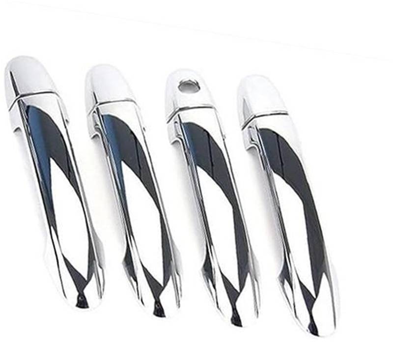 DEMULAX Neue ABS-Chrom-Türgriffabdeckung, for Hyundai, Santa Fe 2007 2008 2009 2010 2011 2012, Autotürgriffabdeckung von DEMULAX