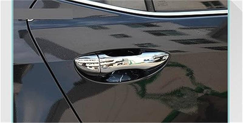 DEMULAX Neuer Chrom-Aufkleber for Autotürgriffabdeckung, for Toyota, for Corolla, 2014 2015 2016 2017 2018, Autozubehör-Styling Autotürgriffabdeckung von DEMULAX