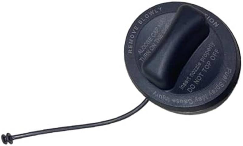 DEMULAX Öltank-Gasfüllerabdeckung Kabelkappe Seil, for Mercedes-Benz, for ABC CL CLS ES SL Klasse W176 W246 W205 W213 W222 W117 W253 Tankdeckel-Halteschnur(Black Cap with Rope) von DEMULAX