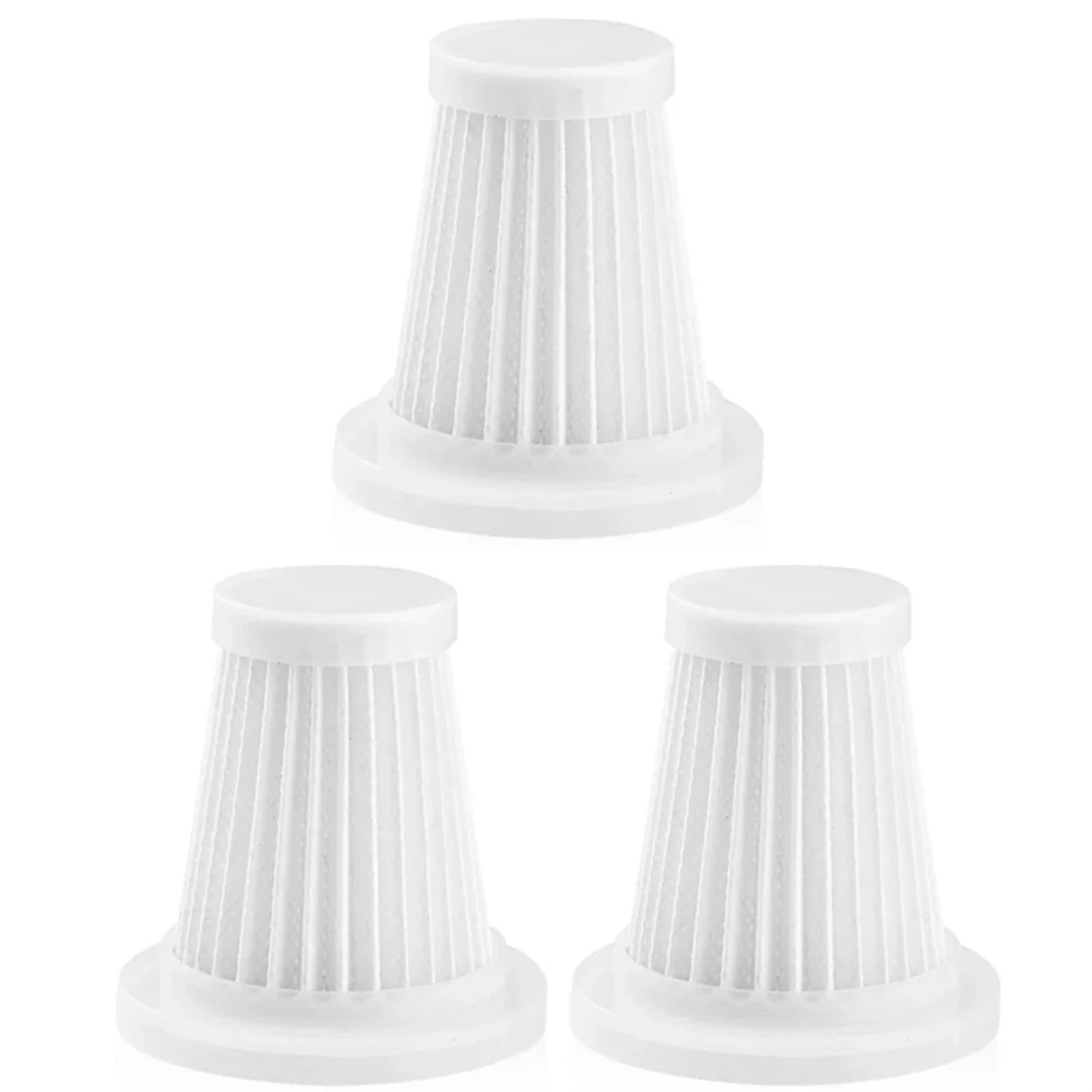 DEMULAX Original Staubsauger Filter 2/3/5 PCS Wiederverwendbare Staubsauger Zubehör Waschbar Filter Handstaubsauger Werkzeug Filter(3 PCS) von DEMULAX