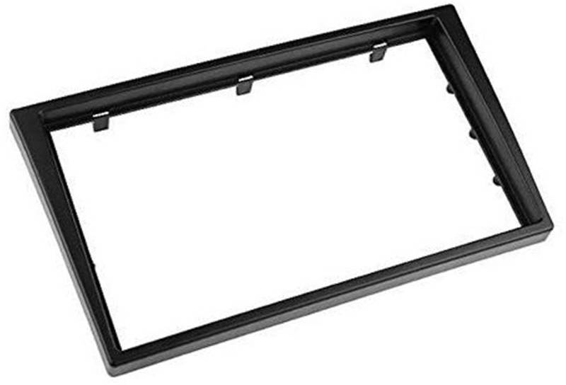 DEMULAX Radio-Stereo-Panel, doppelte 2-DIN-Radioblenden, for Corsa C Agila Combo Meriva Omega B SignumTigra Vectra Dash Mount Kit Stereo-Panel Autoradio-Armaturenbrett(Black 178x100mm) von DEMULAX