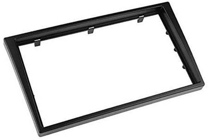 DEMULAX Radio-Stereo-Panel, doppelte 2-DIN-Radioblenden, for Corsa C Agila Combo Meriva Omega B SignumTigra Vectra Dash Mount Kit Stereo-Panel Autoradio-Armaturenbrett(Black 178x102mm) von DEMULAX