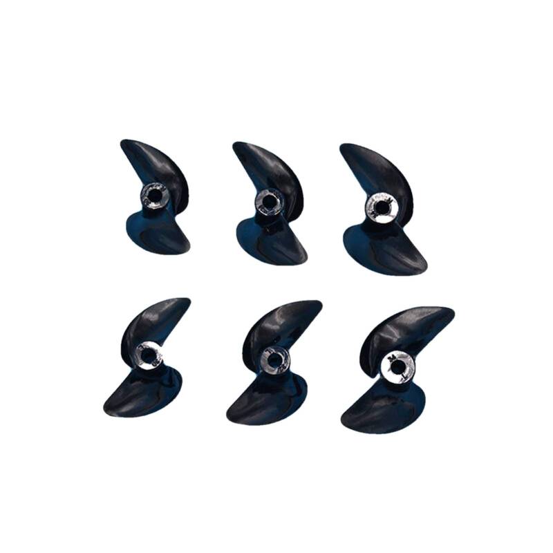 DEMULAX Rc Boot Durchmesser 3 mm Propeller 2 Blatt Propeller 3 mm Propellerwelle 2 Blatt Kunststoffschrauben Wasserfahrzeugpropeller(D30mm Positive) von DEMULAX
