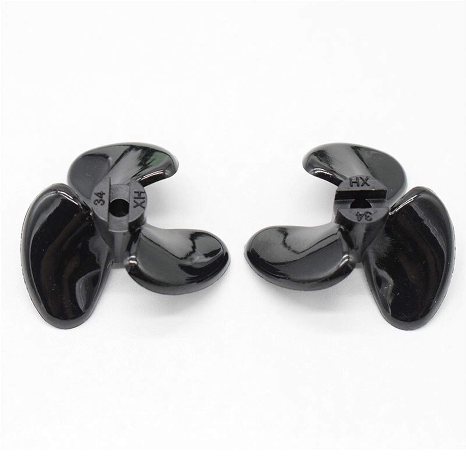 DEMULAX Rc Boot High Speed ​​3 Klingen Propeller Hochfester Positive Reverse Propeller 3mm Welle 3mm Drive Dog Rc Boot Wasserfahrzeugpropeller(D26 Positive) von DEMULAX