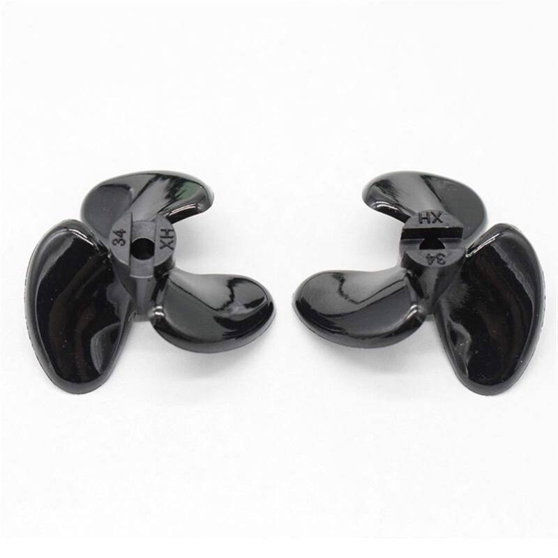 DEMULAX Rc Boot High Speed ​​3 Klingen Propeller Hochfester Positive Reverse Propeller 3mm Welle 3mm Drive Dog Rc Boot Wasserfahrzeugpropeller(D26 Positive) von DEMULAX