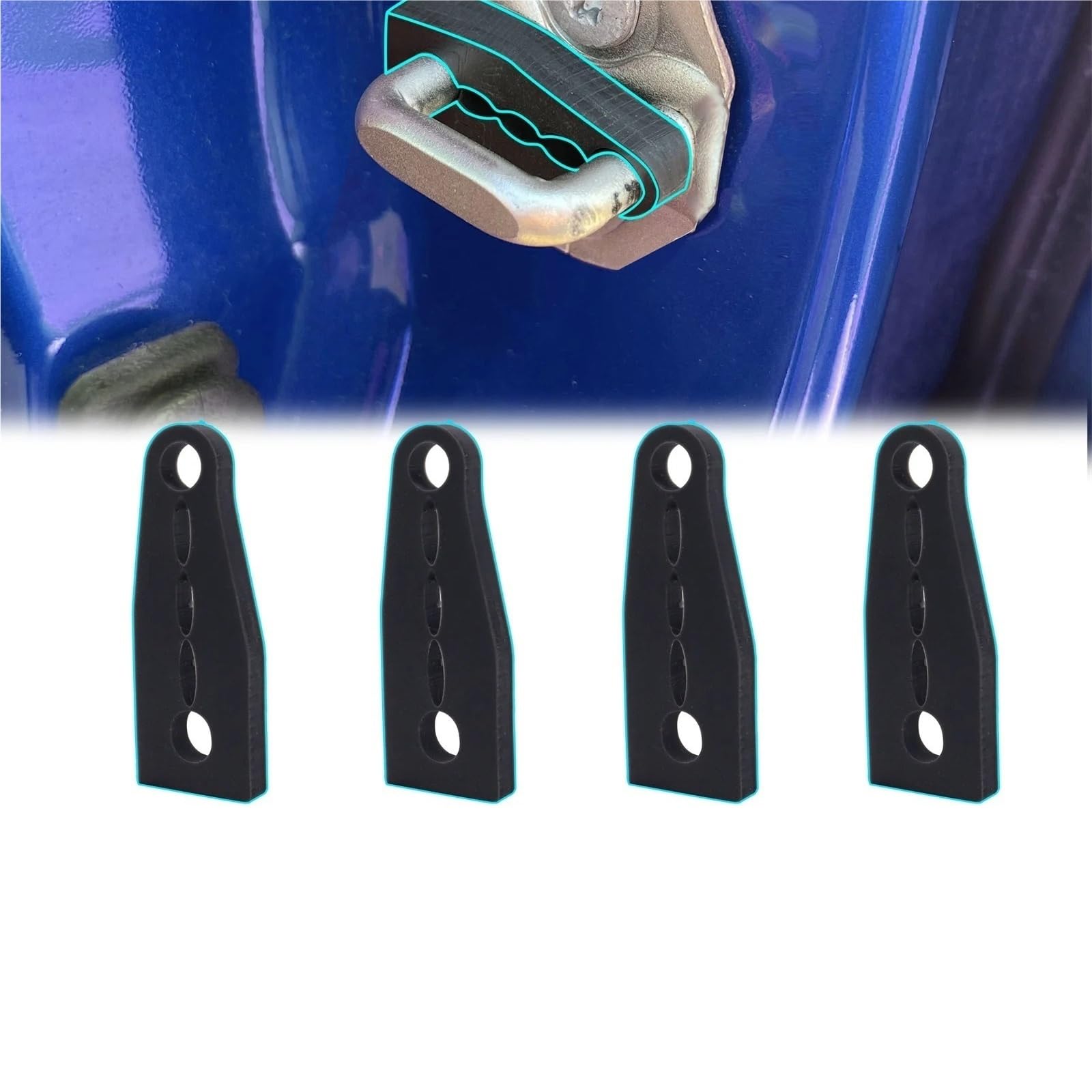 DEMULAX Schalldämpfer Türschlosspuffer, for Volvo, S60 S80 XC60 XC70 V60, Klappern Stop Schalldicht Quietschen Taub Dichtung Deadener Sound Auto-Stoßdämpfer-Ersatz DEMULAX Schalldämpfer Türschlosspuffer, for Volvo, S60 S80 XC60 XC70 V60, Klappern Stop Schalldicht Quietschen Taub Dichtung Deadener Sound Auto-Stoßdämpfer-Ersatz von DEMULAX