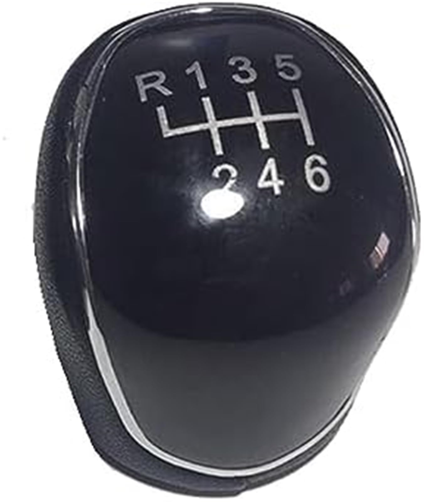 DEMULAX Schaltknauf, Auto-Schaltknaufhebel Gaitor Shifter Boot Cover Handball, for Ford, C-Max 2007 2008 2009 2010 (Größe : 6 Speed ​​Gear Knob) Auto-Schaltknauf von DEMULAX
