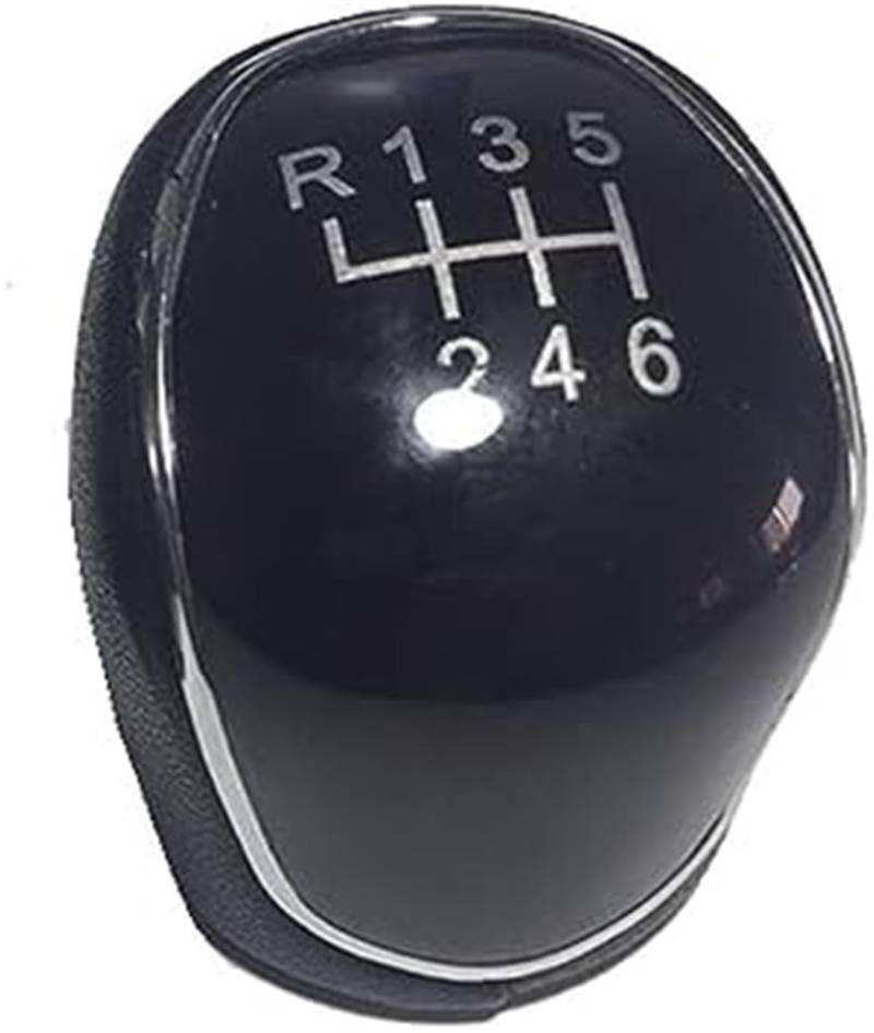 DEMULAX Schaltknauf, Auto-Schaltknaufhebel Gaitor Shifter Boot Cover Handball, for Ford, C-Max 2007 2008 2009 2010 (Größe : 6 Speed ​​Gear Knob) Auto-Schaltknauf von DEMULAX
