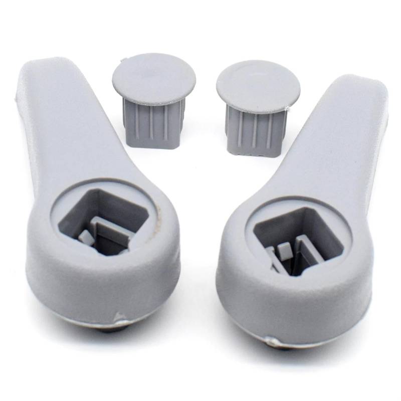 DEMULAX Set, for Renault, Clio MK2 Twingo MK1 Grau Rechts Links, for Sitzverstellung Zugverstellhebel Grau Griff Neigungsverstellknopf Autoteil Autositz-Verstellgriff von DEMULAX