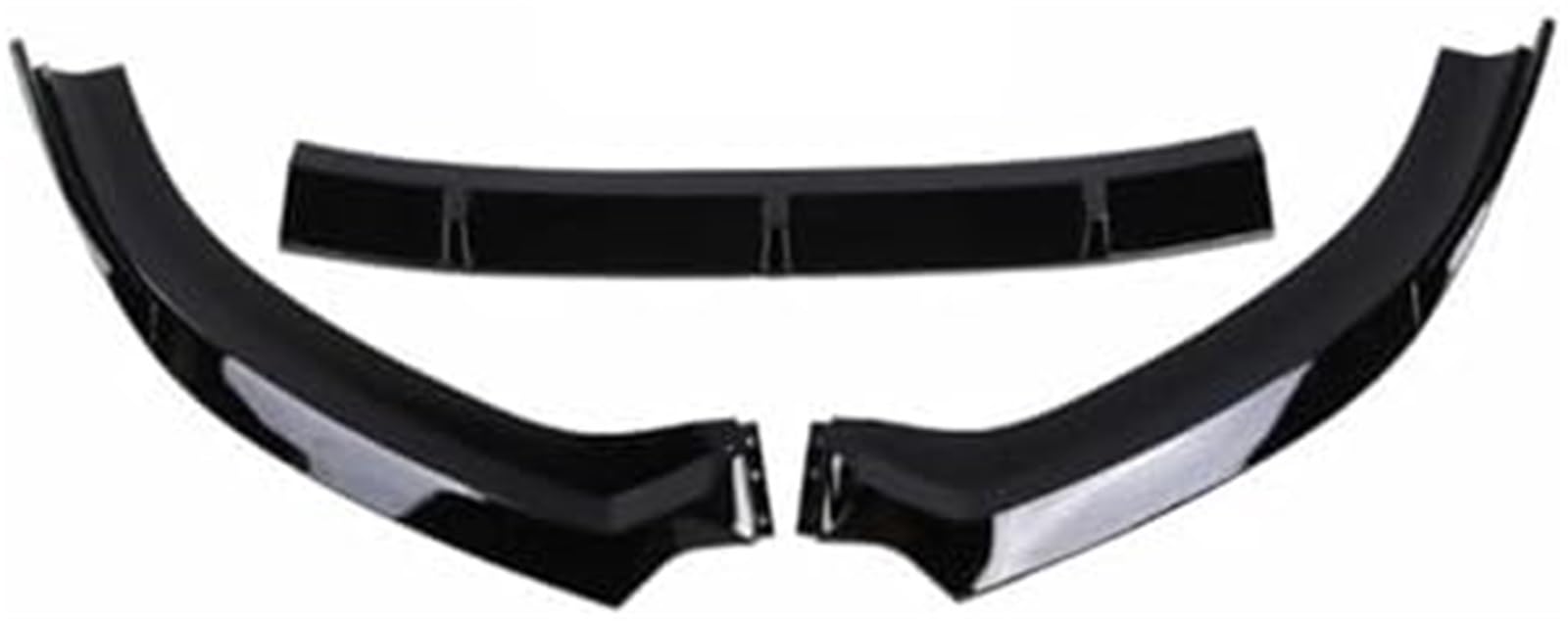 DEMULAX Splitter, for A3 8V, for Sline, S3 Standard-Limousine Version 2017-2020 Auto Frontstoßstange Canard Lip Lower Splitter Diffusor Spoiler Body Kits Lip Splitter(B2) Aerodynamischer Splitter für von DEMULAX