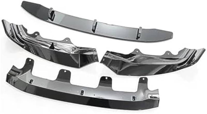 DEMULAX Splitter, for BMW, X5 F15 Sport 2014-2018 Auto Frontstoßstange Spoilerlippe Untere Schutzklinge Splitter Board MP Style Lip Splitter Aerodynamischer Splitter für Autos von DEMULAX