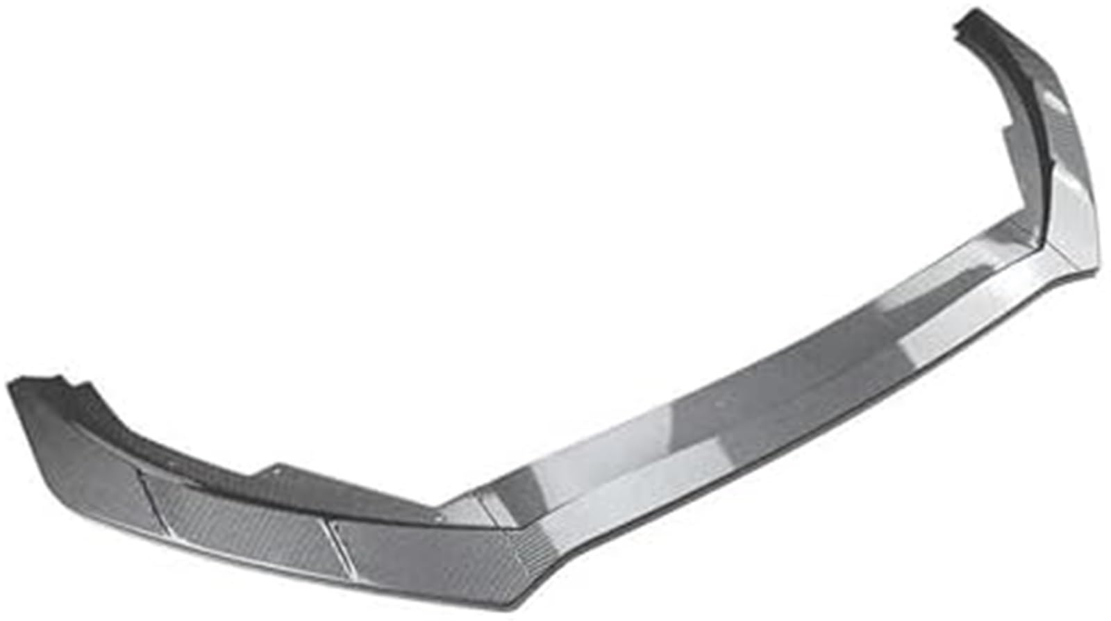 DEMULAX Splitter, for Focus, MK4 ST, for Line Frontstoßstange Lip Canards Splitter Spoiler Tuning Body Kits von ABS Car Cover 2019 2020 2021 2022 Lip Splitter (Schwarz glänzend) Aerodynamischer Splitt von DEMULAX