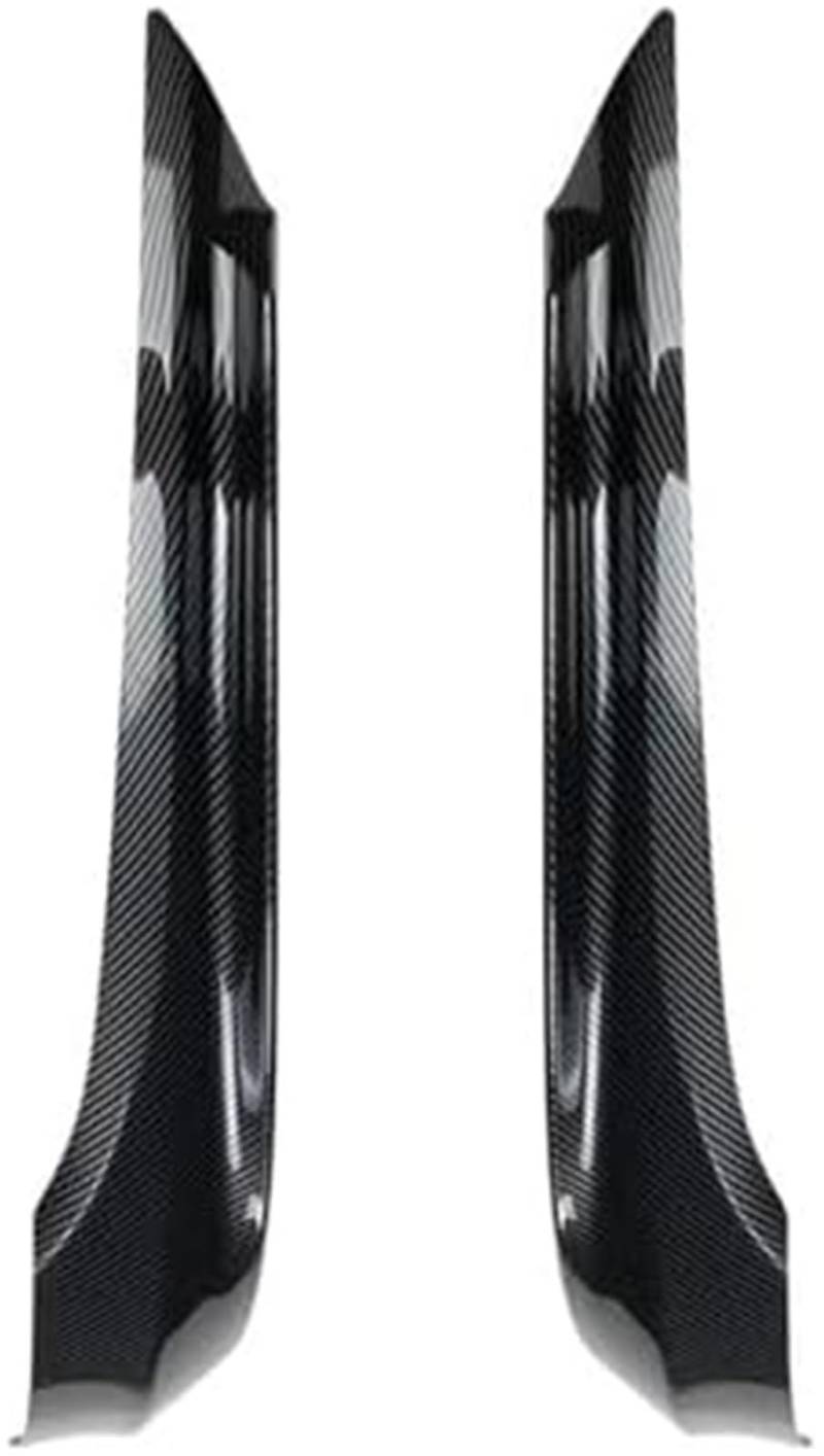 DEMULAX Splitter Auto Frontstoßstange Lip Body Kit Spoiler Splitter Stoßstange Canard Lip Splitter, for BMW, 3er E90 E91 LCI Facelift 2007-2012 Lip Splitter(A Carbon Look) Aerodynamischer Splitter für von DEMULAX