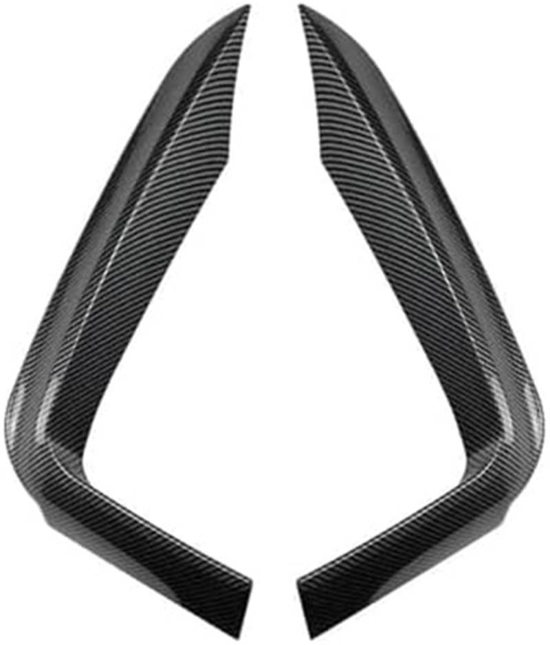 DEMULAX Splitter Frontstoßstange Seitensplitter Spoiler Kit Nebelscheinwerferabdeckung, for BMW, 4er F32 F33 F36 Sport 420i 428i 435i 440i Tech 2014-2020 Lippensplitter (Carbon Look B) Aerodynamischer von DEMULAX