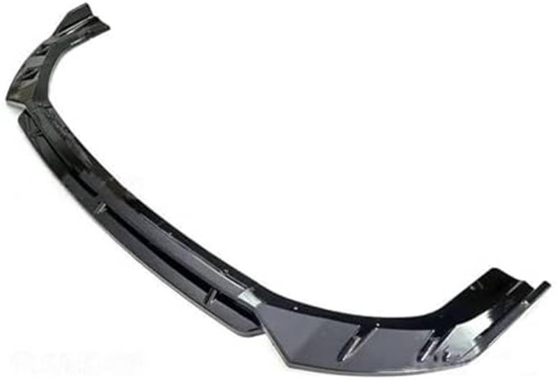 DEMULAX Splitter Frontstoßstangenlippe Schwarze Röcke Zubehör, for Omoda 5 E5 C5 Air Splitter Karosserie-Kit Spoiler 2022-2024 Lippensplitter (Carbonfarbe) Aerodynamischer Splitter für Autos(BLACK Glo von DEMULAX