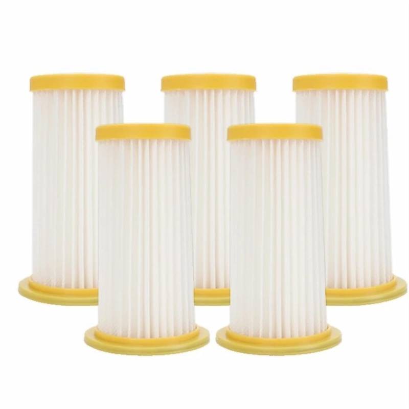 DEMULAX Staubsaugerfilter und Luftauslass-HEPA-Filter, for FC8208 FC8250 FC8260 FC8262 FC8264 Staubsaugerzubehör(5 Filter) von DEMULAX