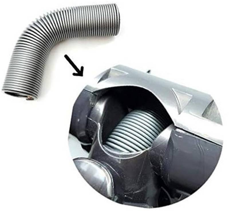 DEMULAX Unterer Kanalschlauch, for Shark, NV340 NV480 NV601 Staubsauger Staubsaugerschlauch-Reparatursatz von DEMULAX
