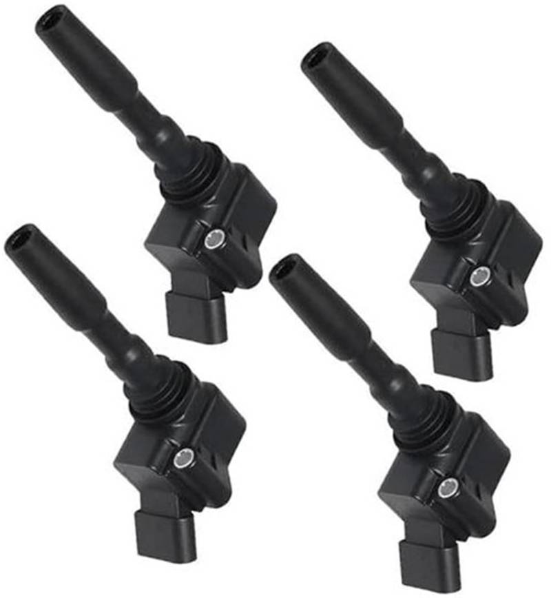 DEMULAX Zündspule 04e905110e Zündspulen, for A1 A3 A4 B9 Q2 Q3 1/4 Zündspulenzubehör Zündspulenpaket Auto-Zündspulenpaket(Black Rear Right) von DEMULAX