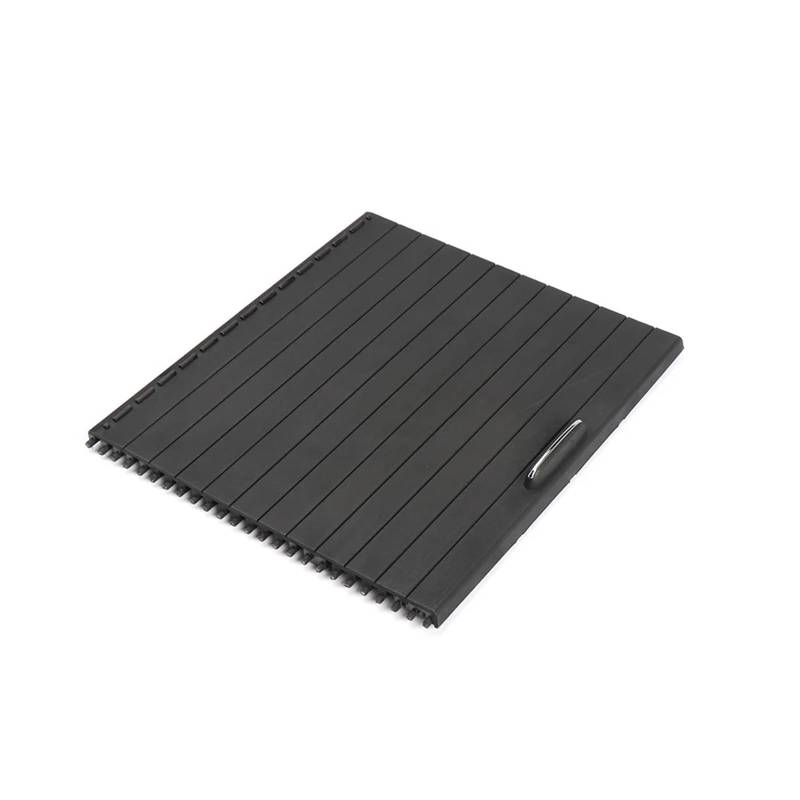 DEMULAX for, for, W166 ML GL GLE GLS Innenraum Auto Trinkwasser Getränkehalter Abdeckung Rollo Rollladen 1666803814 Getränkehalter-Abdeckung für die Armlehne des Autos(White) von DEMULAX