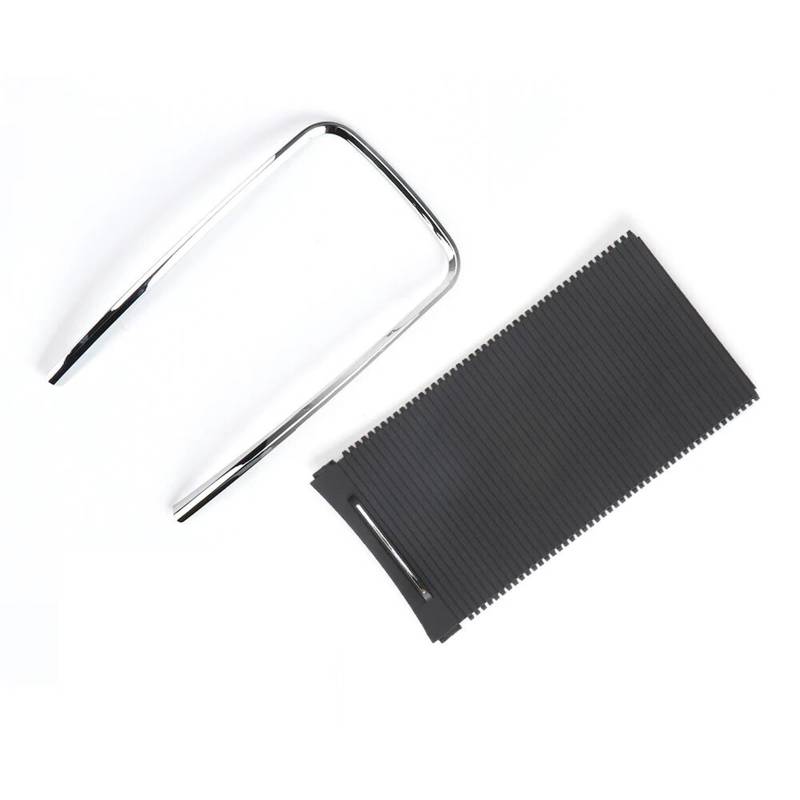 DEMULAX for, for Buick, Lacrosse Auto Schiebeläden Tasse Halter Rollo Abdeckung Armlehne Box Lagerung Box Streifen Überzug Trim Ring 2009-2013 Getränkehalter-Abdeckung für die Armlehne des Autos(Set von DEMULAX
