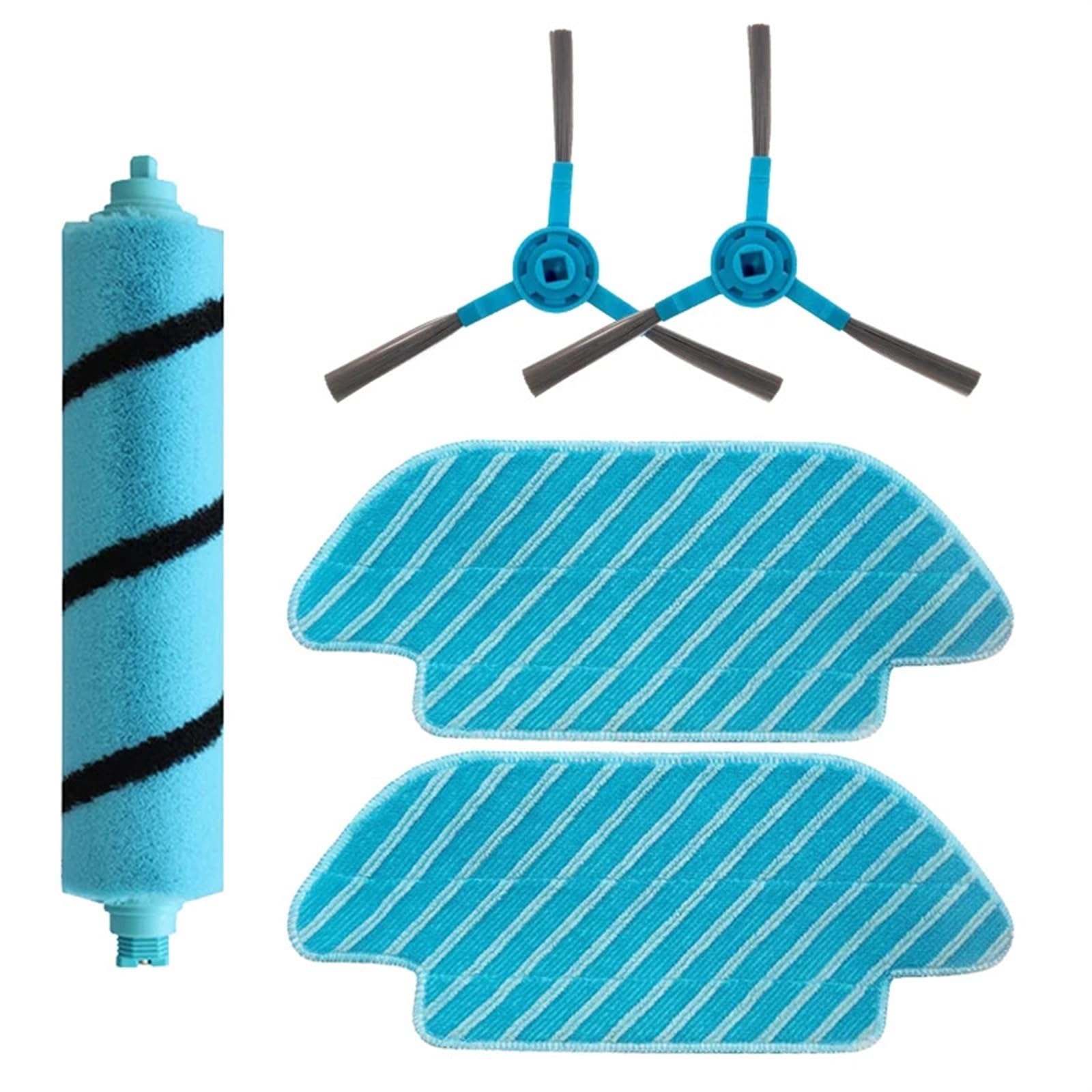 DEMULAX for Cecotec Conga, 4090 5090 6090 Zubehör Ersatzteile Staubsauger Ersatz Kit Zentrale Seitenbürste Mopp Tuch Rad Roboterstaubsauger-Zubehörset(QKL) von DEMULAX