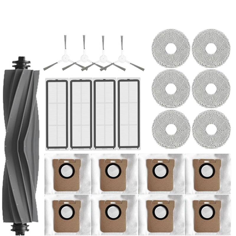DEMULAX for Dreame, L10s Ultra/Dreame L10s Pro Roboter Staubsauger Roboter Teile Staub Tasche Wichtigsten Seite Pinsel Hepa-Filter mopp Pad Zubehör Roboterstaubsauger-Zubehörset(23PCS) von DEMULAX
