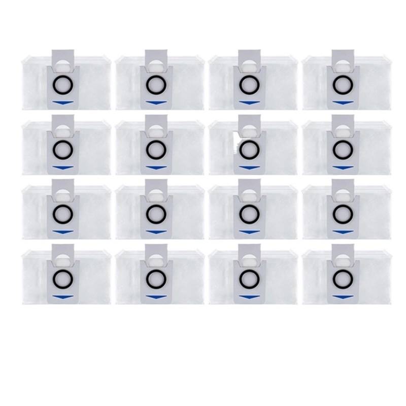 DEMULAX for Ecovacs Deebot X1 Omni Zubehör Roboter Staubsauger Mopp Tuch Staubbeutel HEPA-Filter Hauptbürste Lappen Austauschbare Ersatzteile Roboterstaubsauger-Zubehörset(16pcs) von DEMULAX