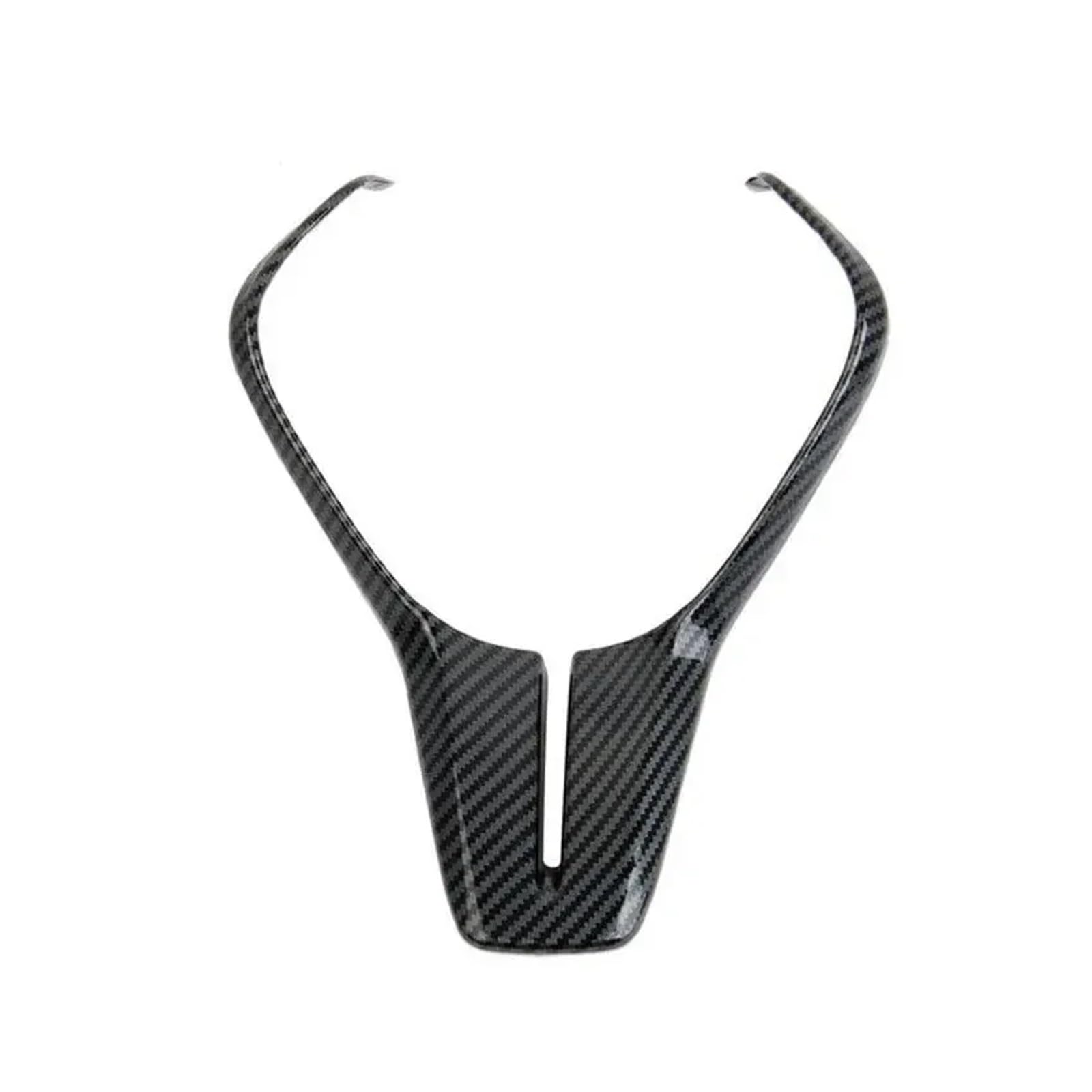 DEMULAX for Infiniti, for Q50 Q50L Q60 2018–2022, Kohlefaser-ABS-Auto-Innenraum-Lenkradrahmenverkleidung Mittelabdeckung Panel-Aufkleber-Dekor Auto-Lenkrad-Aufkleber DEMULAX for Infiniti, for Q50 Q50L Q60 2018–2022, Kohlefaser-ABS-Auto-Innenraum-Lenkradrahmenverkleidung Mittelabdeckung Panel-Aufkleber-Dekor Auto-Lenkrad-Aufkleber von DEMULAX