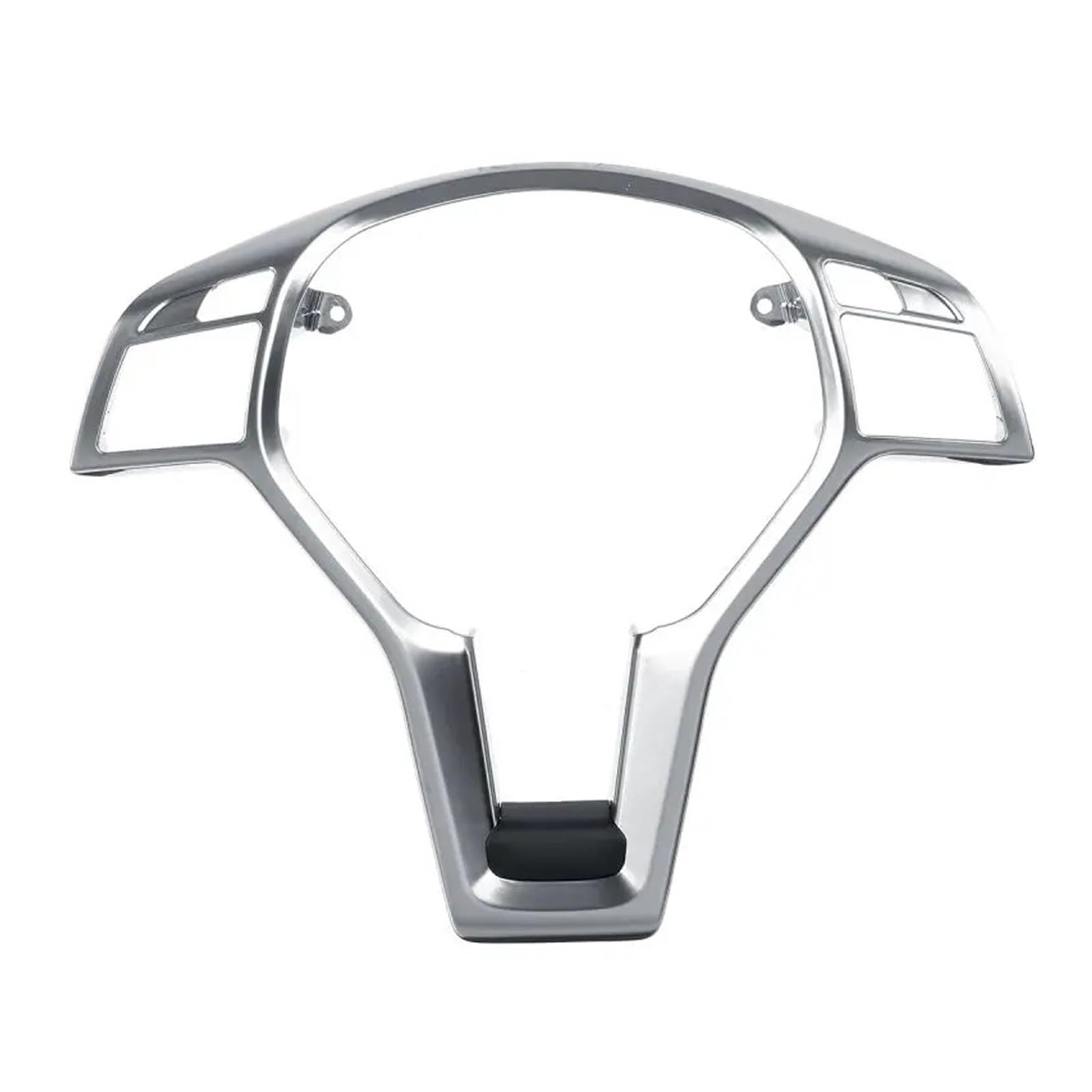DEMULAX for Mercedes, for Benz, for CE CLA KLASSE W204 W212 W117 C172 C218 C63 E63 2012–2014, AMG-Stil Auto-Lenkradrahmen-Zierabdeckung ABS Auto-Lenkrad-Aufkleber(Silver) von DEMULAX