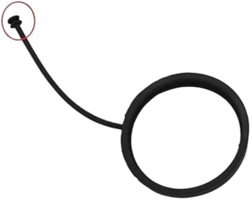DEMULAX for Mercedes-Benz, for CEAS-Klasse W211 W212 W204 W213 W124 AMG GLC GLA Benzinöl Auto Tankdeckel Deckel Leitung Kabel Seil Tankdeckel-Halteschnur(Black New Model) von DEMULAX