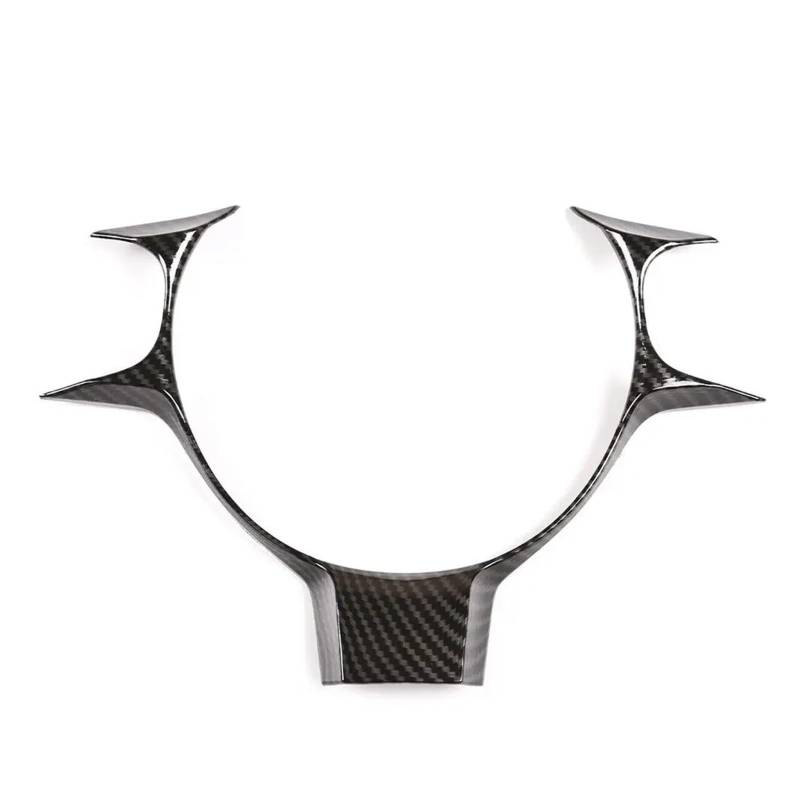 DEMULAX for Subaru, for BRZ, for Toyota, 86 2022 2023, Real Carbon Fiber Style Interieur Auto Lenkradabdeckung Zierrahmen Aufkleber Dekoration Auto Auto-Lenkrad-Aufkleber von DEMULAX