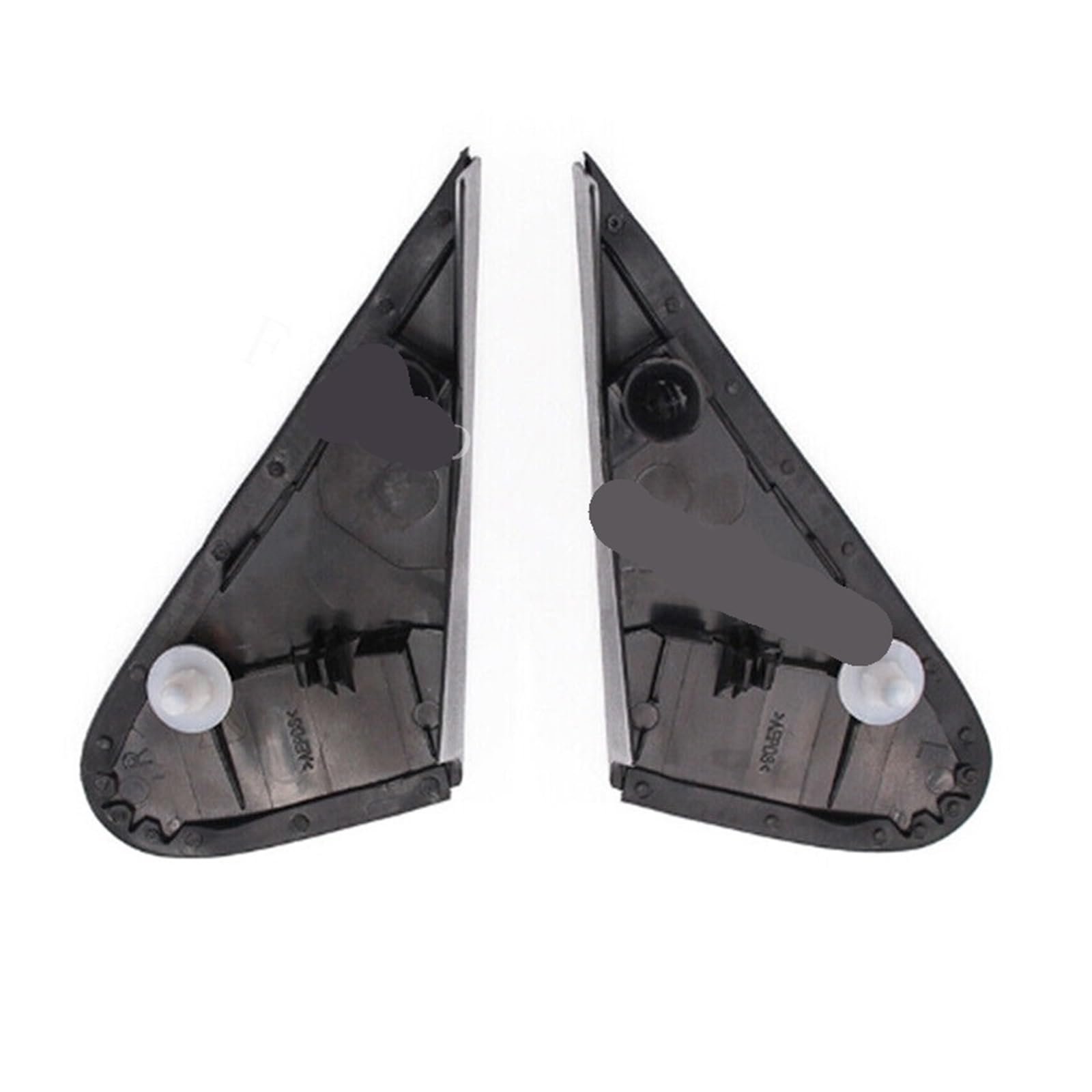 DEMULAX for Toyota, for RAV4, for RAV 4 2009 2010 2011 2012, Dreieckige Zierleiste for Seitentür des Auto-Rückspiegels, Eckverkleidung Dreieckige Abdeckung für Auto-Seitenspiegel(Left and Right) von DEMULAX