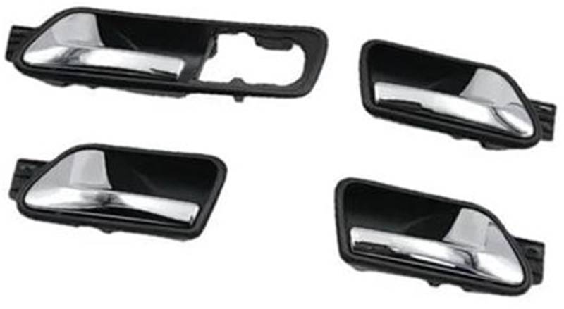 DEMULAX for VW, for Touran, 2004–2015, for Caddy, 2004–2013. Auto-Chrom-Innentürgriff RL- 1T0 839 113 RR- 1T0 839 114 C Auto-Innentürgriff(Black 4 Pcs Full Sets) von DEMULAX