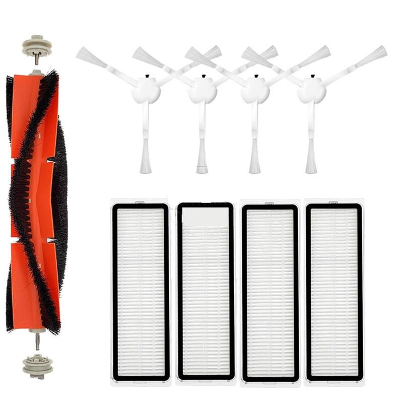 DEMULAX for Xiaomi, Mi Robot Vacuum Mop 2 Ultra STYTJ05ZHM Zubehör Ersatzteile Staubsauger Ersatz Pinsel Hepa-Filter Lumpen Roboterstaubsauger-Zubehörset(TMing) von DEMULAX