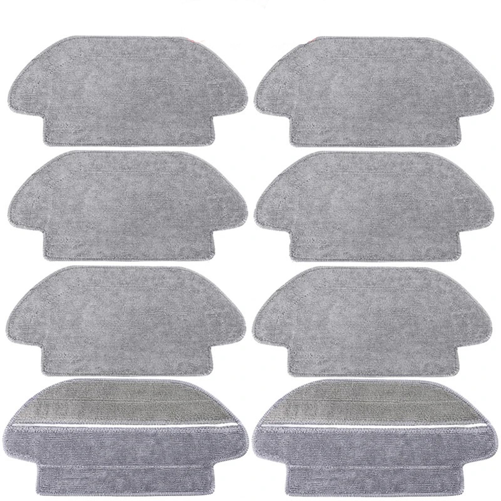DEMULAX for Xiaomi, Roboter Vakuum S10 Zubehör Staubsauger Ersatzteile Ersatz Wichtigsten Pinsel Hepa-Filter Mopp Tuch Roboterstaubsauger-Zubehörset(6S 2G Rags) von DEMULAX