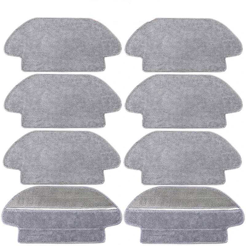 DEMULAX for Xiaomi, Roboter Vakuum S10 Zubehör Staubsauger Ersatzteile Ersatz Wichtigsten Pinsel Hepa-Filter Mopp Tuch Roboterstaubsauger-Zubehörset(6S 2G Rags) von DEMULAX