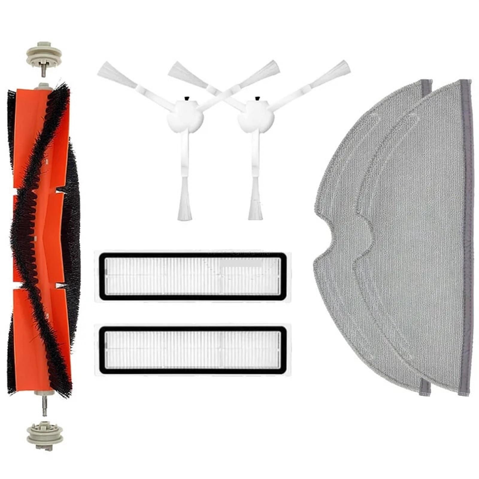 DEMULAX for Xiaomi, for Dreame, D9 Zubehör Ersatzteile Xiomi MI, for Dreame, D9 Max Roboter-Staubsauger Ersatzbürste Filter Mopptuch Roboterstaubsauger-Zubehörset(FHS) von DEMULAX