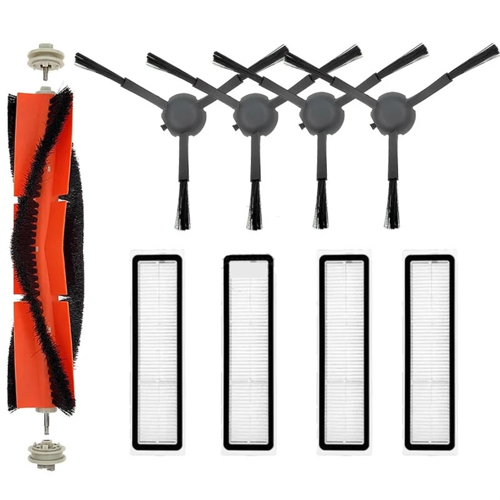 DEMULAX for Xiaomi, for Dreame, D9 Zubehör Ersatzteile Xiomi MI, for Dreame, D9 Max Roboter-Staubsauger Ersatzbürste Filter Mopptuch Roboterstaubsauger-Zubehörset(HS) von DEMULAX