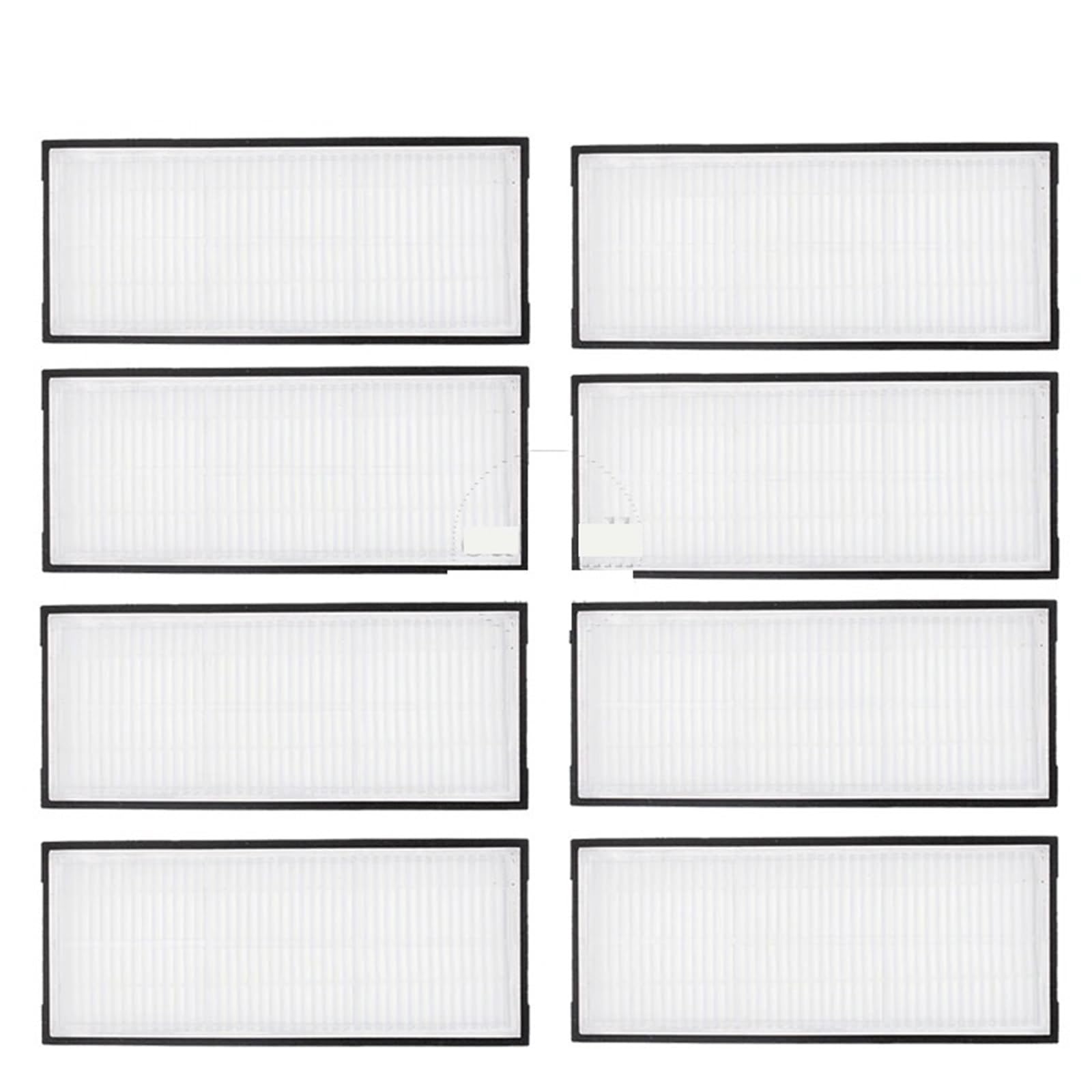 DEMULAX for Xiaomi, for Roborock, S7 / S7 Maxv Ultra, Zubehör, Ersatzteile, Staubsauger-Ersatzset, Rollenbürste, HEPA-Filter, Mopptuch Roboterstaubsauger-Zubehörset(8 HEPA Filters) von DEMULAX