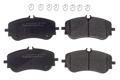 Denckermann Bremsbelagsatz, Scheibenbremse [Hersteller-Nr. B111508] für VW von DENCKERMANN