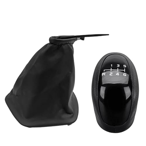 Schalthebel Auto PU Leder Auto Schaltknauf Hebelmanschette Kofferraumabdeckung für für Benz für Sprinter W 906 W906 2006-2018 Schaltknaufkopf (Farbe : 6 Speed 2Pcs) von DENGDINGBAIHUO