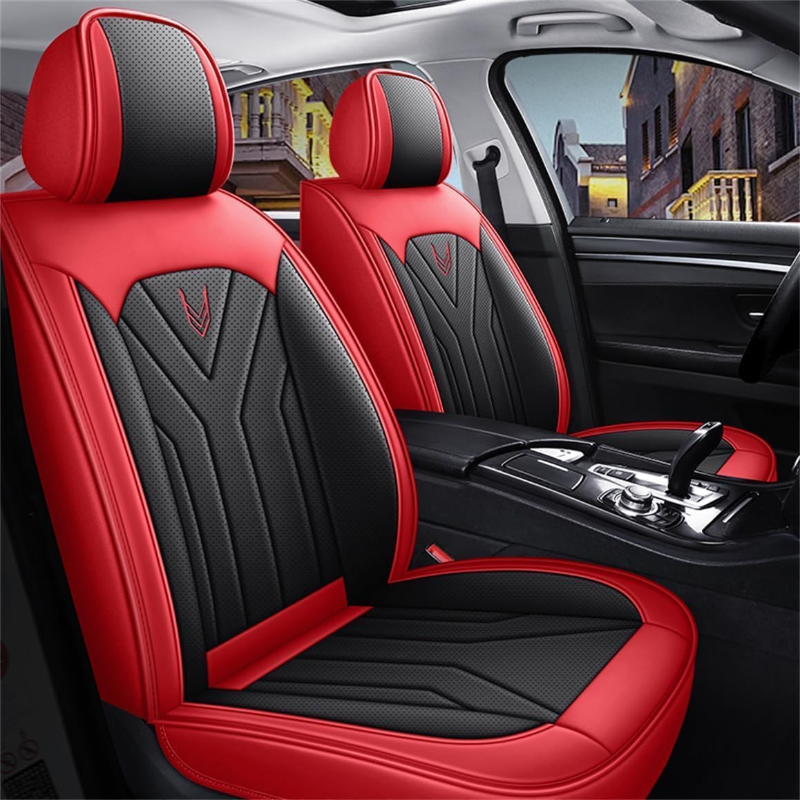 DENGFU Sitzbezüge Auto Autositzbezüge Universal Set für Mercedes-Benz CLC-Class CLC 220 CL203 CLC 180 CL203 CLC 200 CL203 CLC 350 CL203 CLC 160 CL203 Auto Zubehör, Schwarz Rot DENGFU Sitzbezüge Auto Autositzbezüge Universal Set für Mercedes-Benz CLC-Class CLC 220 CL203 CLC 180 CL203 CLC 200 CL203 CLC 350 CL203 CLC 160 CL203 Auto Zubehör, Schwarz Rot von DENGFU