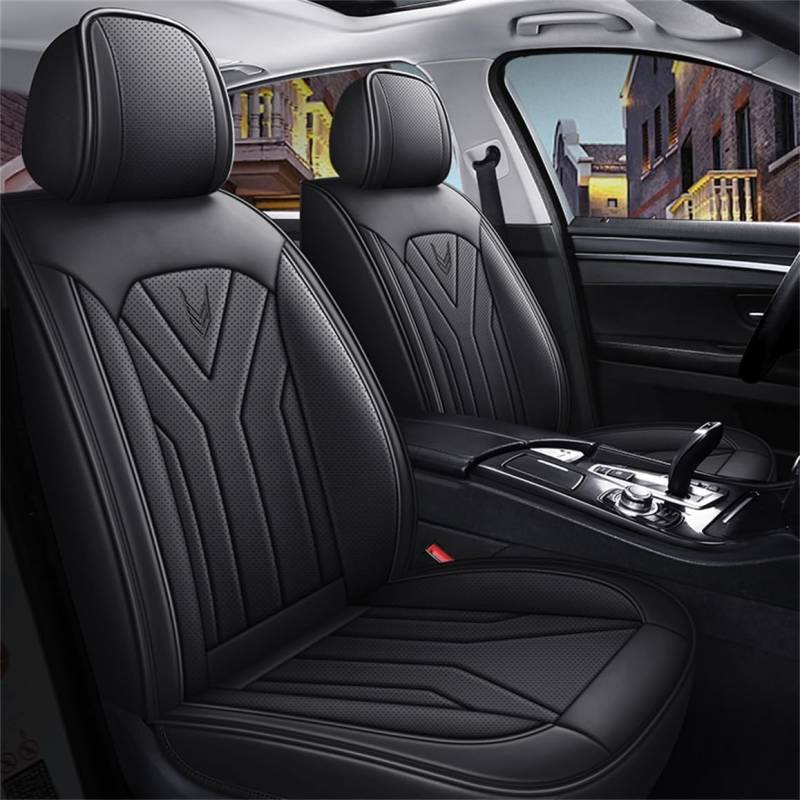 DENGFU Sitzbezüge Auto Autositzbezüge Universal Set für Subaru Outback (BT) 6Gen 2020 2021 2022 2023 Auto Zubehör, Schwarz von DENGFU