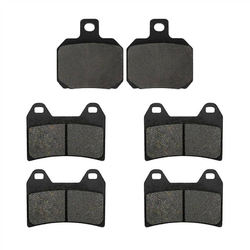 Sets Bremsbeläge Für DUCATI Für Multistrada Für Sport Für Pikes Für Touring 1200 1200S 2010 2011 2012 2013 2014 2015 Motorrad Vorne Und Hinten Bremsbeläge Scheibenbremsbeläge (Color : Front Rear) von DENGG