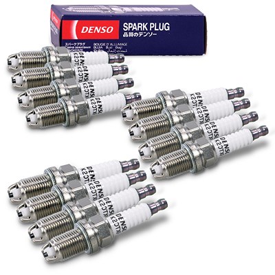 Denso 12x Zündkerze Nickel K20TXR für Alpina, Audi, Bedford, BMW, Chevrolet, Citroën, Dacia, Fiat, Lancia, Mini, Morgan, Opel, Peugeot, Renault, Rolls von DENSO