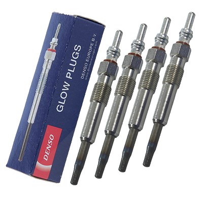 Denso 4x Glühkerze DG-005 für Audi, Dacia, Ford, Mitsubishi, Nissan, Opel, Renault, Seat, Skoda, Suzuki, VW von DENSO