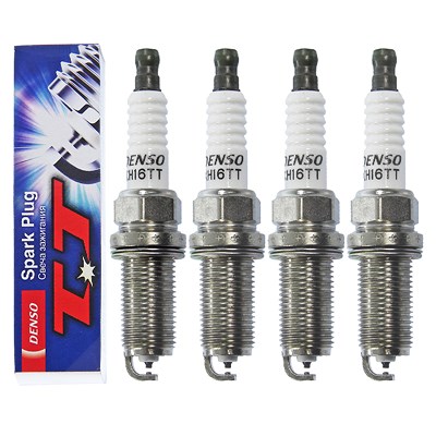 Denso 4x Zündkerze Twin Tip KH16TT für Citroën, Fiat, Hyundai, Kia, Nissan, Peugeot, Renault, Suzuki von DENSO